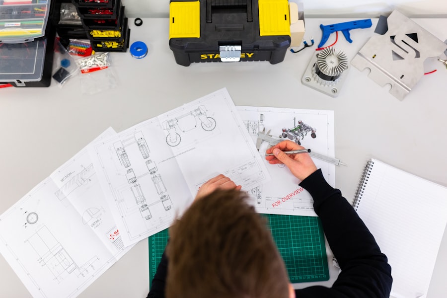 Engineer in a manufacturing facility
